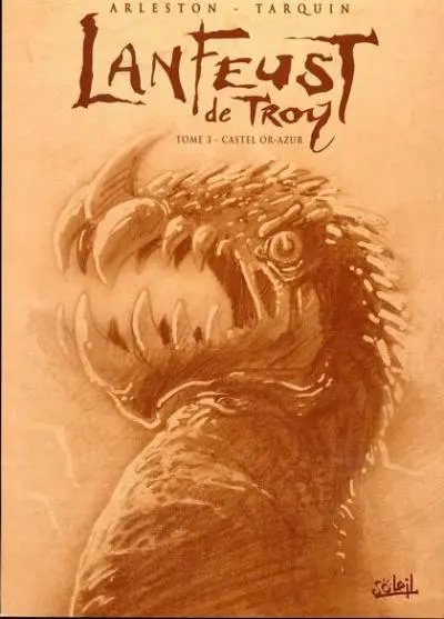 Couverture de l'album Lanfeust de Troy Tome 3 Castel Or-Azur
