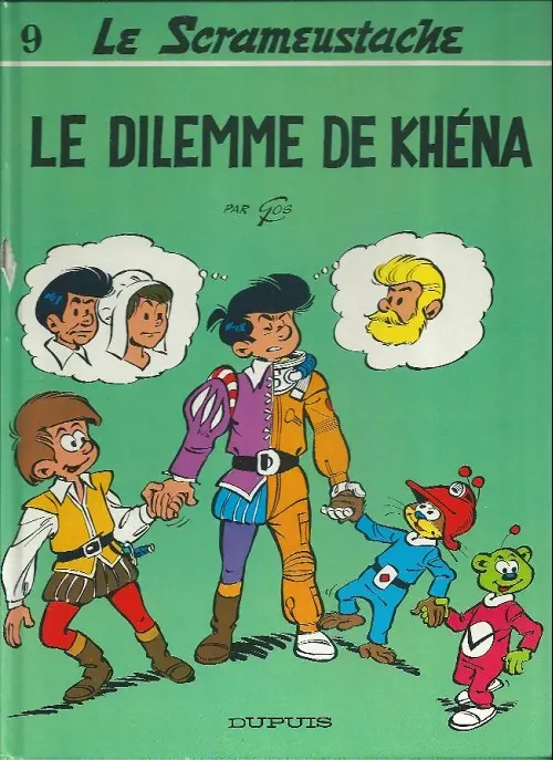 Couverture de l'album Le Scrameustache Tome 9 Le dilemme de Khéna