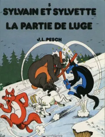 Couverture de l'album Sylvain et Sylvette Tome 5 La partie de luge