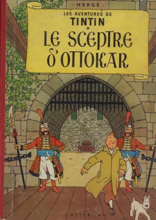 Couverture de l'album Tintin Tome 8 Le sceptre d'Ottokar
