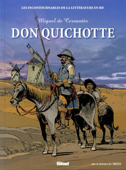 Couverture de l'album Les Incontournables de la littérature en BD Tome 24 Don Quichotte