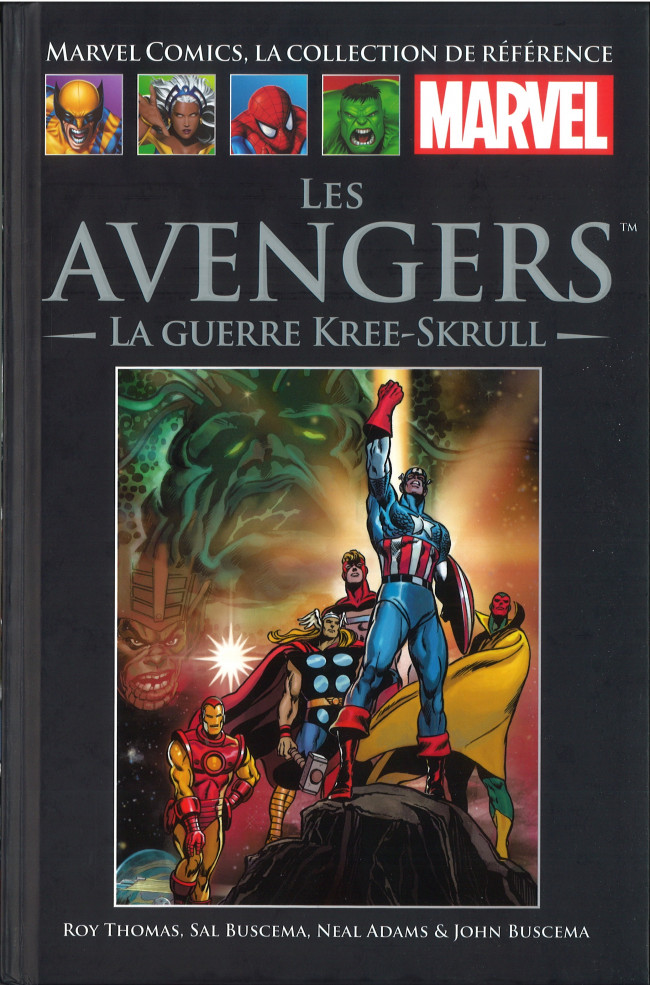 Couverture de l'album Marvel Comics - La collection de référence Tome 107 Les Avengers - La Guerre Kree-Skrull