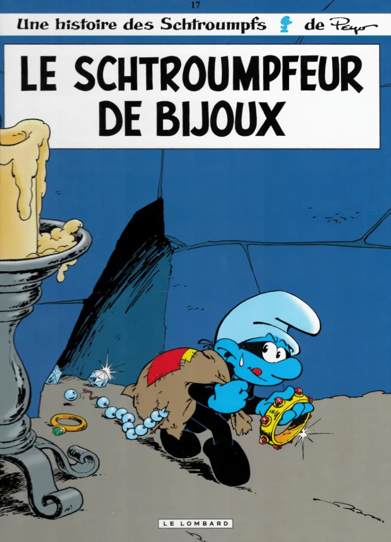 Couverture de l'album Les Schtroumpfs Tome 17 Le Schtroumpfeur de bijoux
