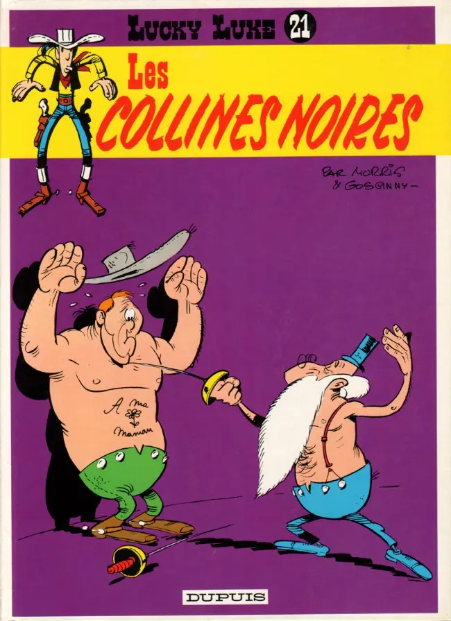 Couverture de l'album Lucky Luke Tome 21 Les collines noires