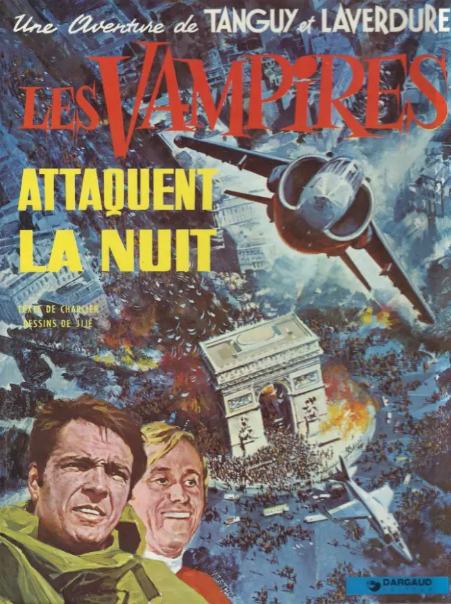 Couverture de l'album Tanguy et Laverdure Tome 15 Les Vampires attaquent la nuit