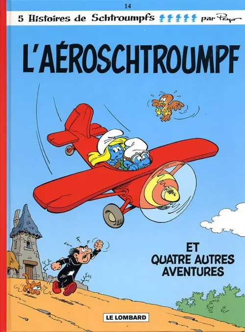 Couverture de l'album Les Schtroumpfs Tome 14 L'aéroschtroumpf