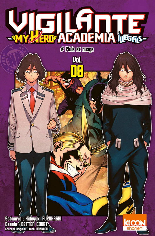 Couverture de l'album Vigilante - My Hero Academia Illegals Vol. 08 Pluie et nuage