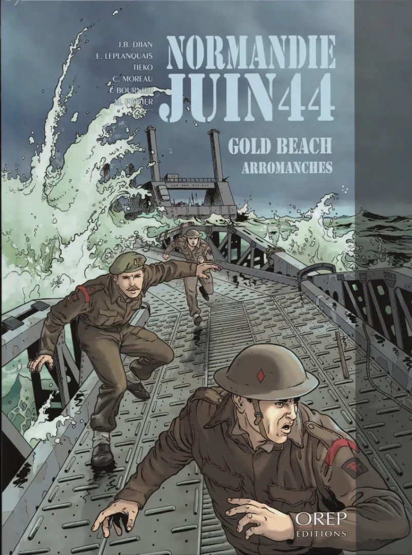 Couverture de l'album Normandie juin 44 Tome 3 Gold Beach - Arromanches
