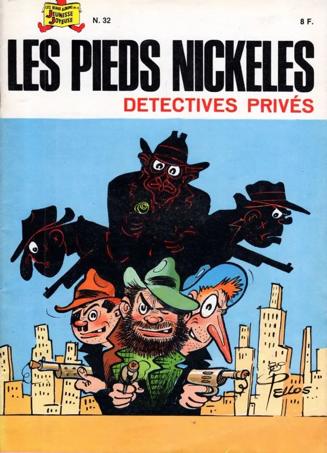 Couverture de l'album Les Pieds Nickelés Tome 32 Les Pieds Nickelés détectives privés