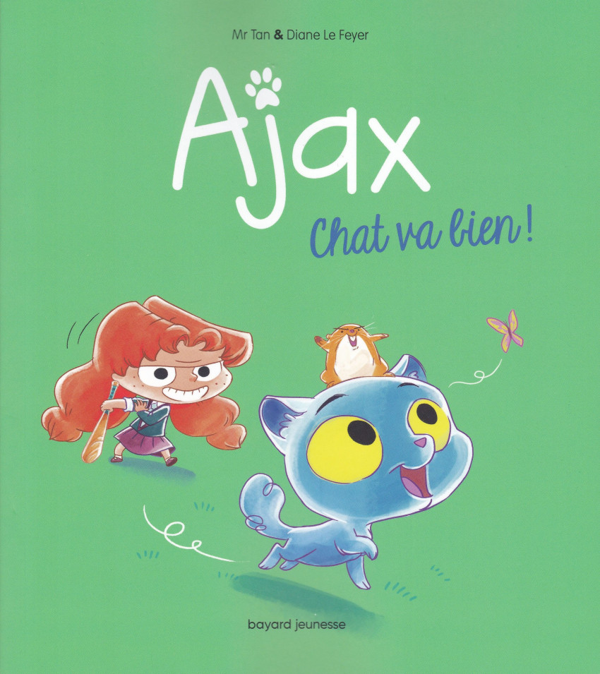 Couverture de l'album Ajax - Mortelle Adèle Tome 1 Ajax, Chat va bien !