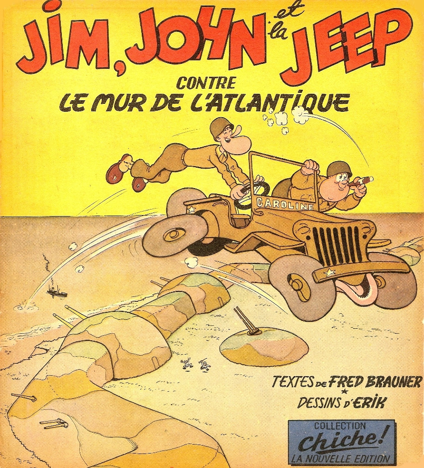 Couverture de l'album Jim, John et la jeep Tome 3 Contre le mur de l'Atlantique