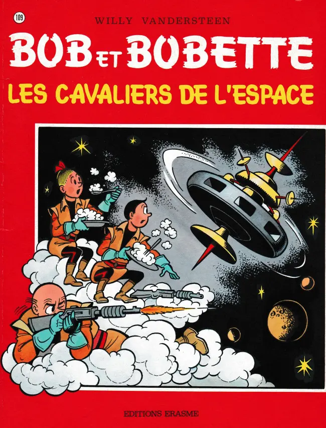 Couverture de l'album Bob et Bobette Tome 109 Les cavaliers de l'espace