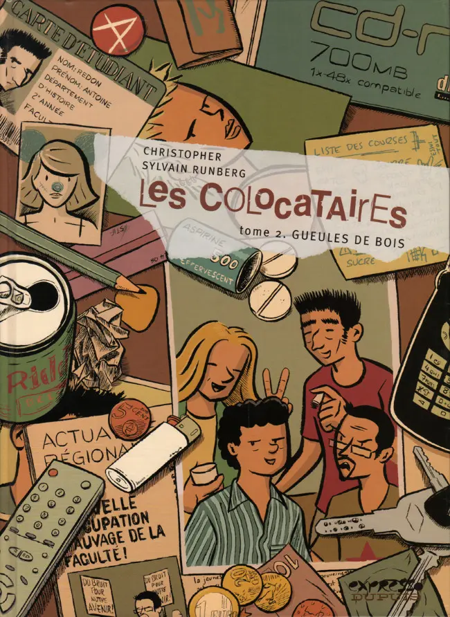 Couverture de l'album Les Colocataires Tome 2 Gueules de bois