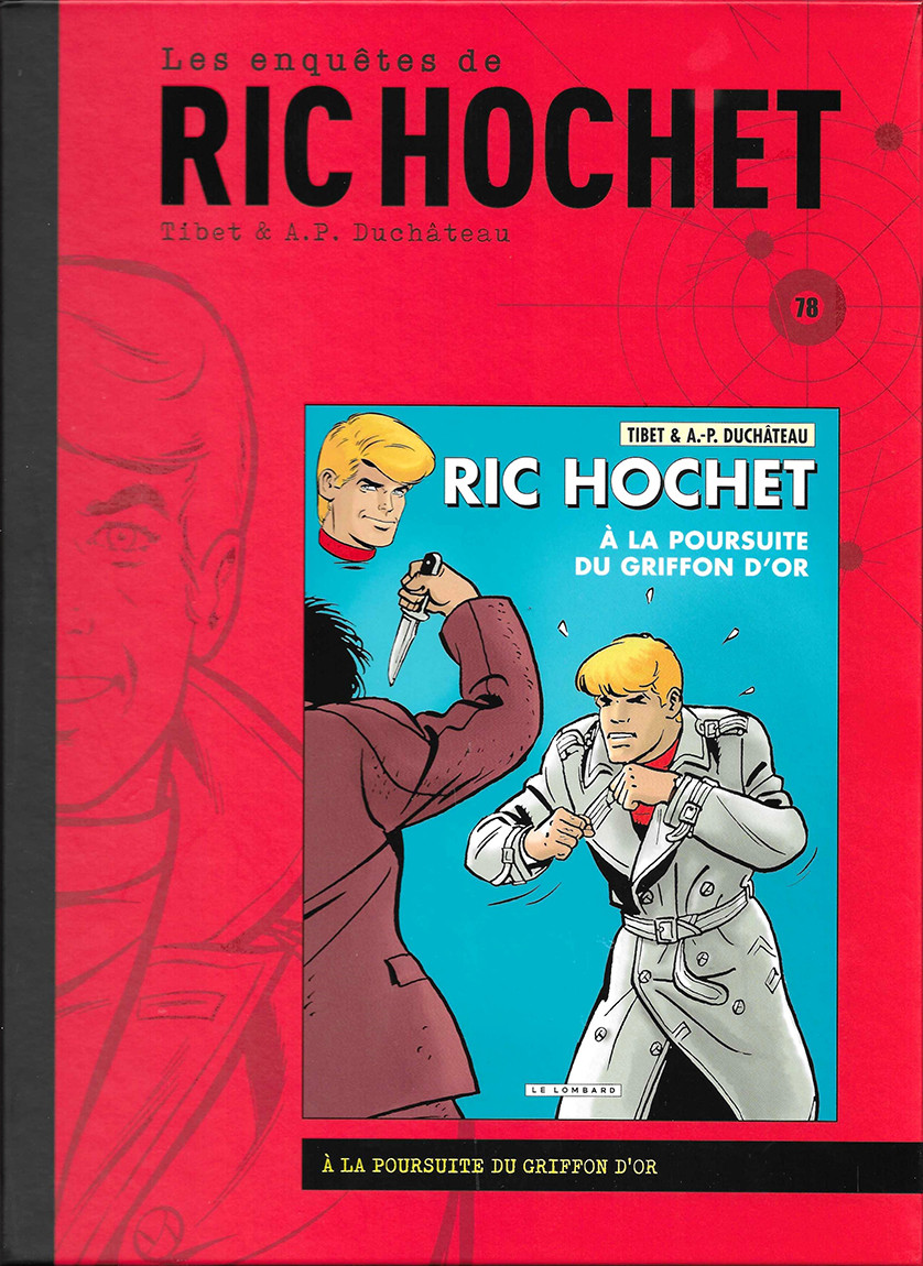 Couverture de l'album Les enquêtes de Ric Hochet Tome 78 A la poursuite du griffon d'or