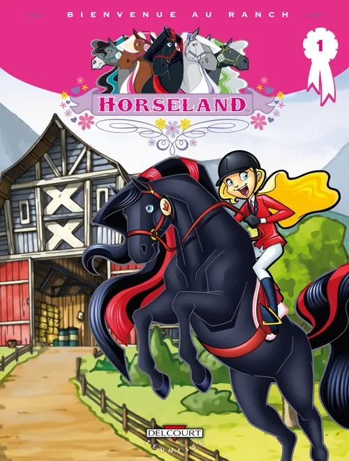 Couverture de l'album Horseland Tome 1 Bienvenue au ranch