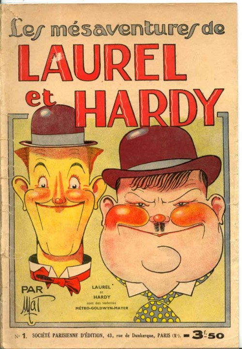 Couverture de l'album Les Mésaventures de Laurel et Hardy Tome 1
