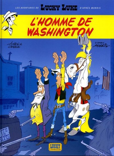 Couverture de l'album Les aventures de Lucky Luke Tome 3 L'homme de Washington