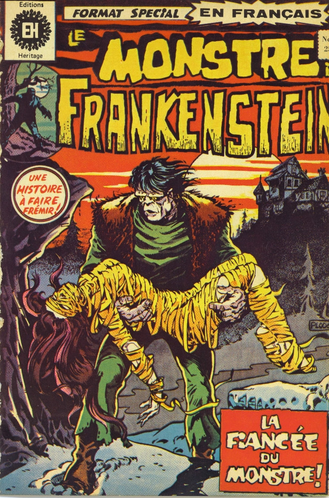 Couverture de l'album Le Monstre de Frankenstein Tome 2 La fiancée du monstre !