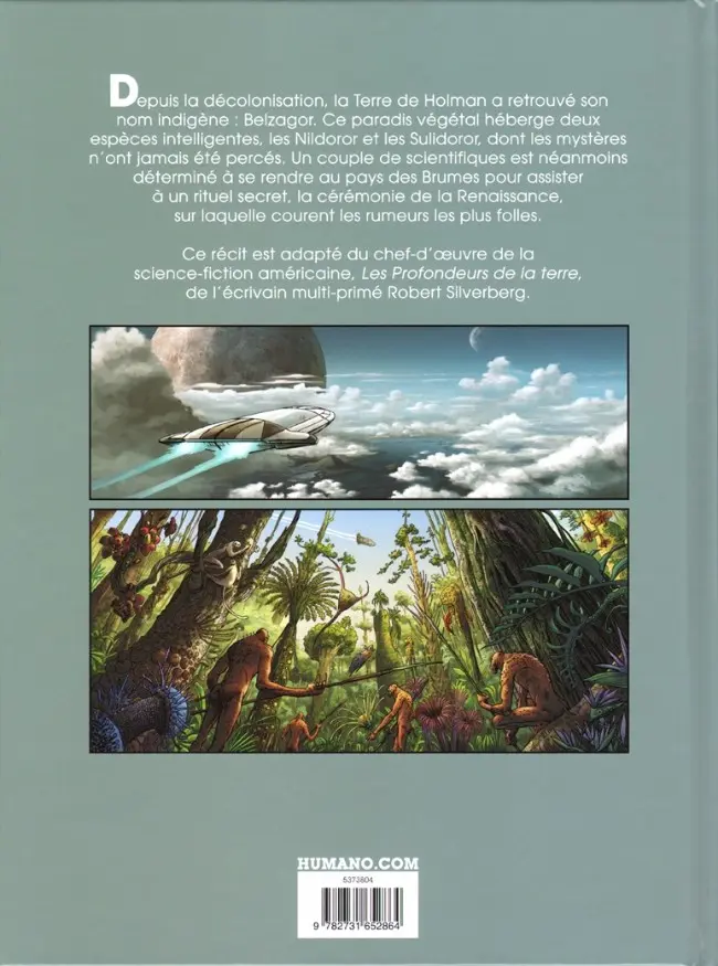 Verso de l'album Retour sur Belzagor Épisode 1/2