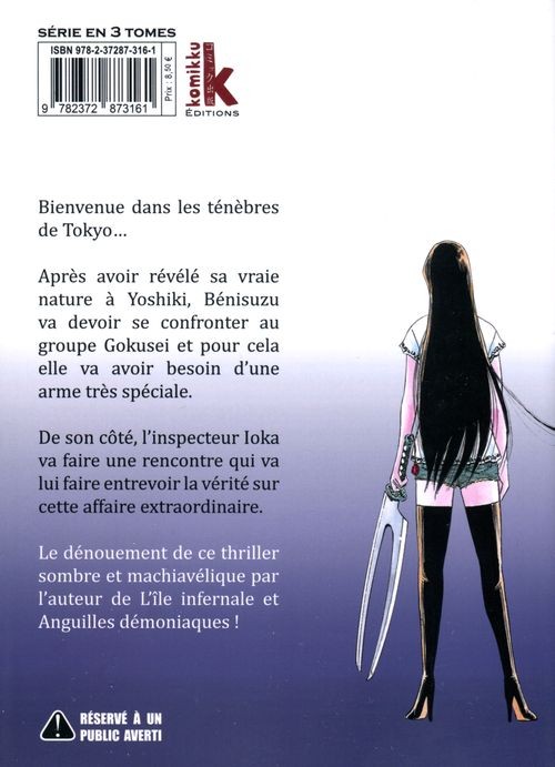 Verso de l'album L'Ange de l'ombre 3