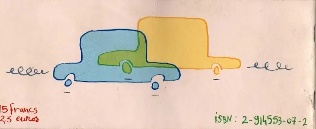 Verso de l'album Le Savant qui fabriquait des voitures transparentes