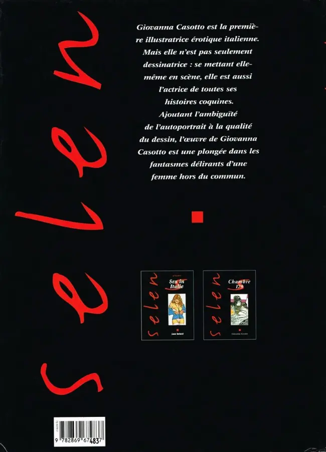 Verso de l'album Selen présente... Tome 2 Chambre 179