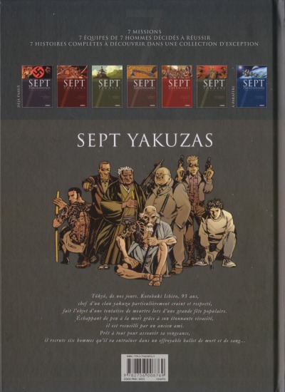 Verso de l'album Sept Cycle 1 Tome 6 Sept yakuzas
