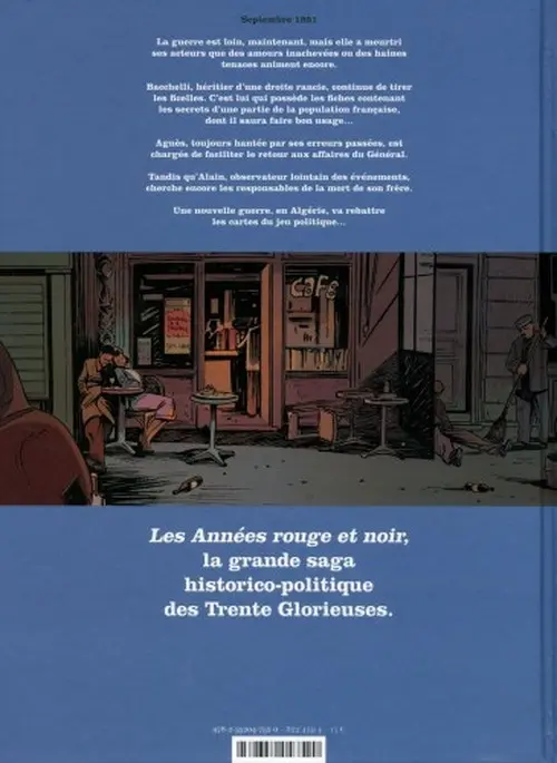 Verso de l'album Les Années rouge & noir Tome 3 Bacchelli