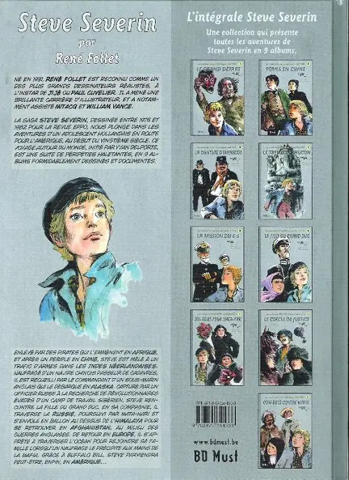 Verso de l'album Les aventures de Steve Severin Tome 9 Cow-boys contre mafia