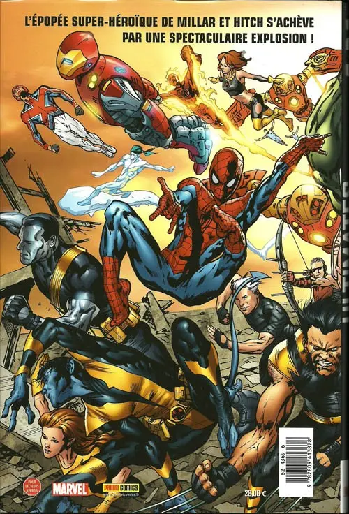Verso de l'album Ultimates Tome 3 Independence Day
