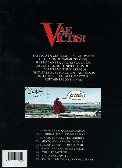 Verso de l'album Vae Victis ! Tome 9 Caïus Julius Caesar, le conquérant