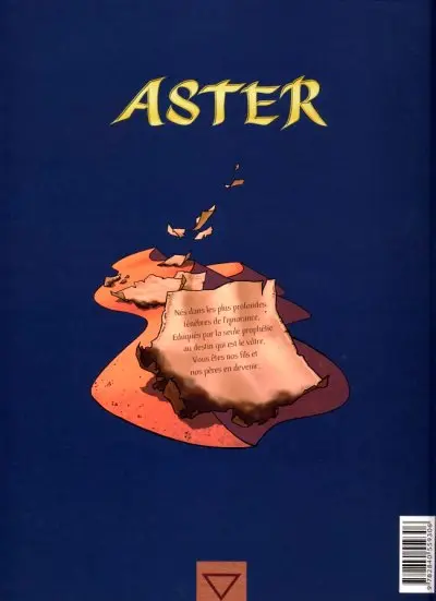 Verso de l'album Aster Tome 1 Oupanishads
