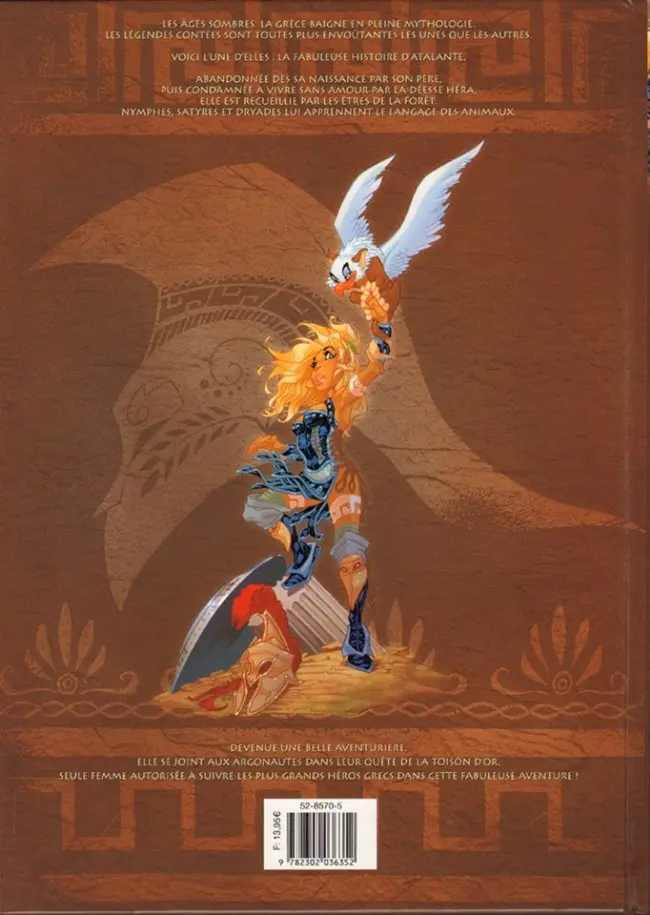 Verso de l'album Atalante - La Légende Tome 6 Le Labyrinthe d'Hadès