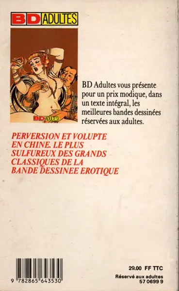 Verso de l'album Les 110 pilules Tome 1