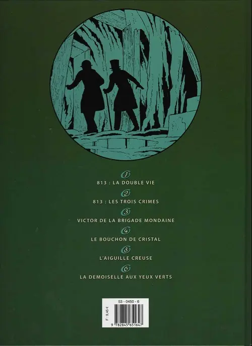 Verso de l'album Arsène Lupin Soleil Tome 5 L'aiguille creuse