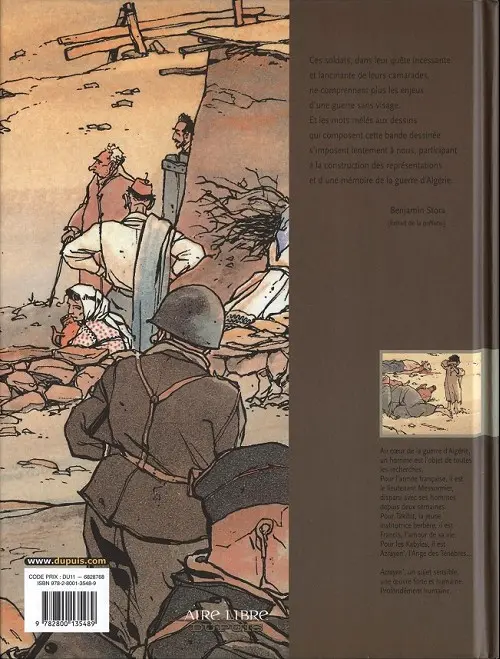 Verso de l'album Azrayen' Édition intégrale