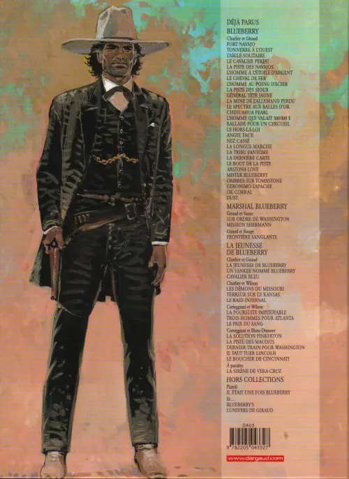 Verso de l'album Blueberry Tome 4 Le cavalier perdu