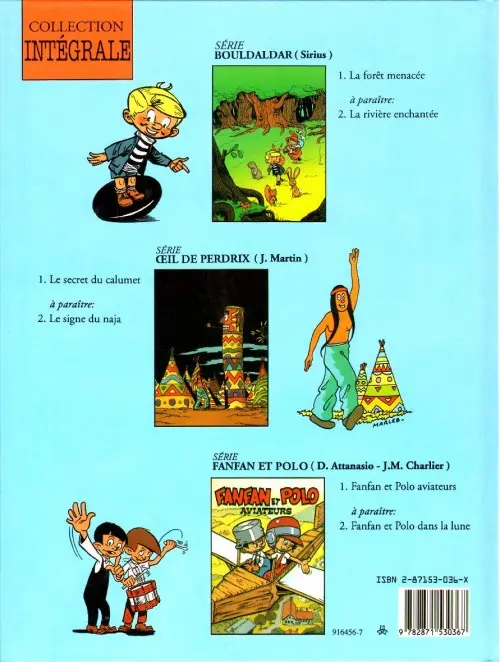 Verso de l'album Bouldaldar et Colégram Tome 1 La forêt menacée