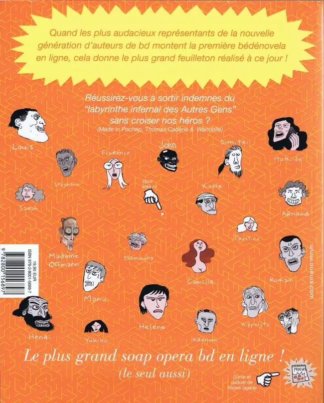 Verso de l'album Les Autres gens #12 #13