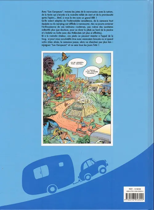 Verso de l'album Les Campeurs Tome 1 Camping Belle-vue