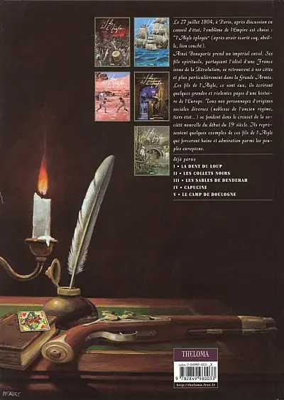 Verso de l'album Les Fils de l'aigle Tome 1 La dent du loup