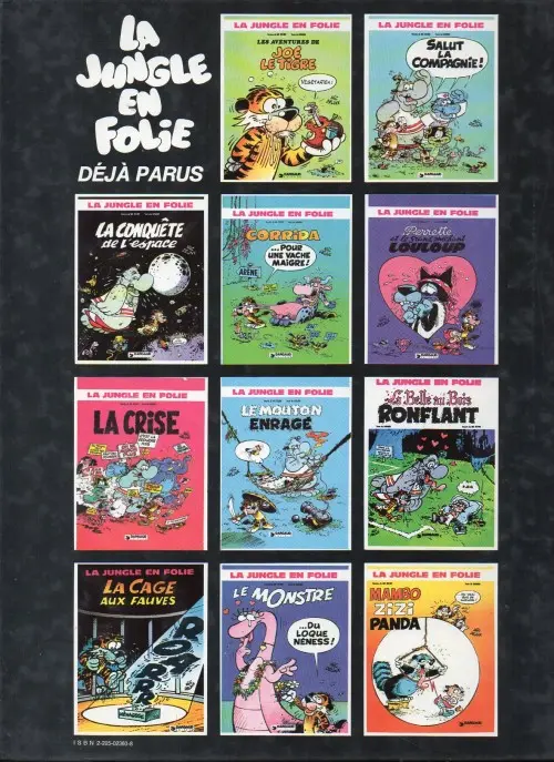 Verso de l'album La Jungle en folie Tome 7 Le mouton enragé