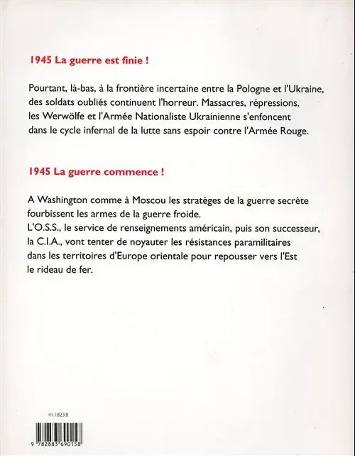 Verso de l'album Kriegspiel Le jeu de la guerre