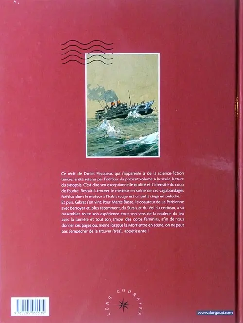 Verso de l'album Marée Basse