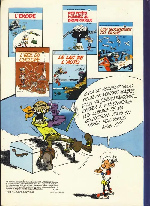Verso de l'album Les Petits hommes Tome 6 Le vaisseau fantôme