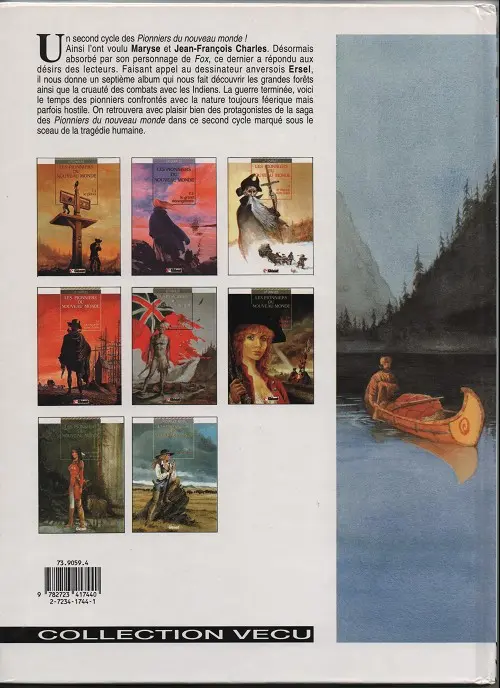 Verso de l'album Les Pionniers du Nouveau Monde Tome 7 Crie-dans-le-vent