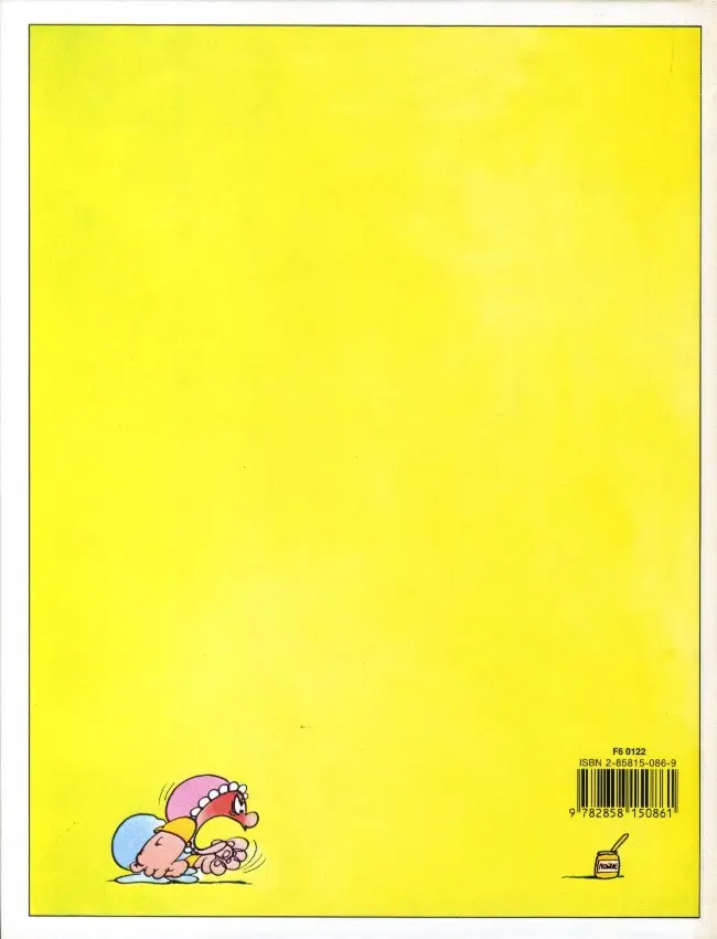 Verso de l'album Poupon la peste Tome 2