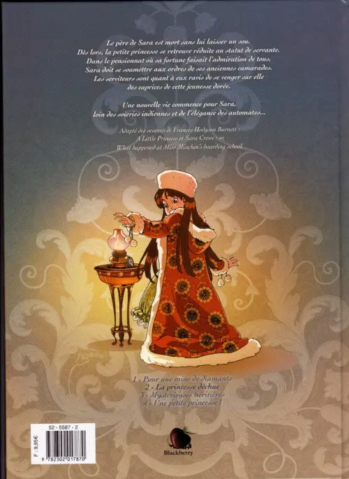 Verso de l'album Princesse Sara Tome 2 La princesse déchue