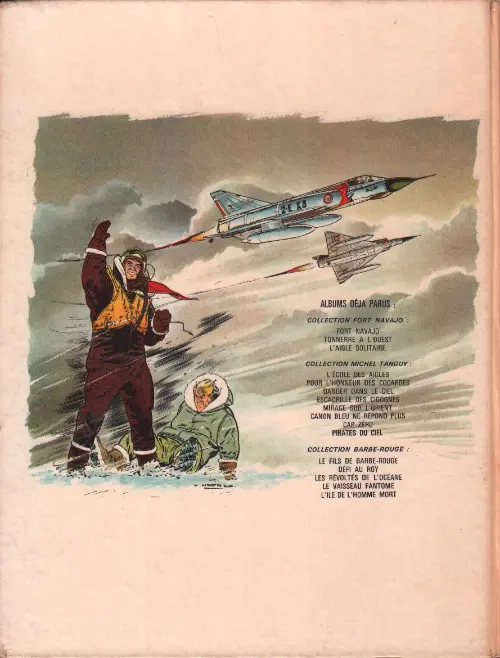 Verso de l'album Tanguy et Laverdure Tome 1 L'école des Aigles