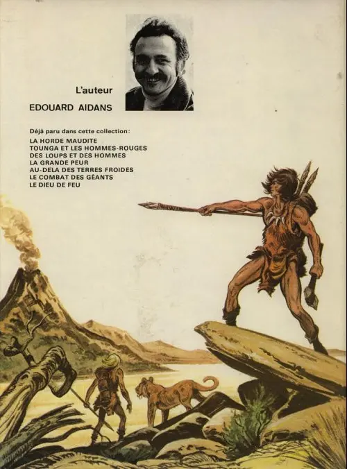 Verso de l'album Tounga Tome 4 La grande peur
